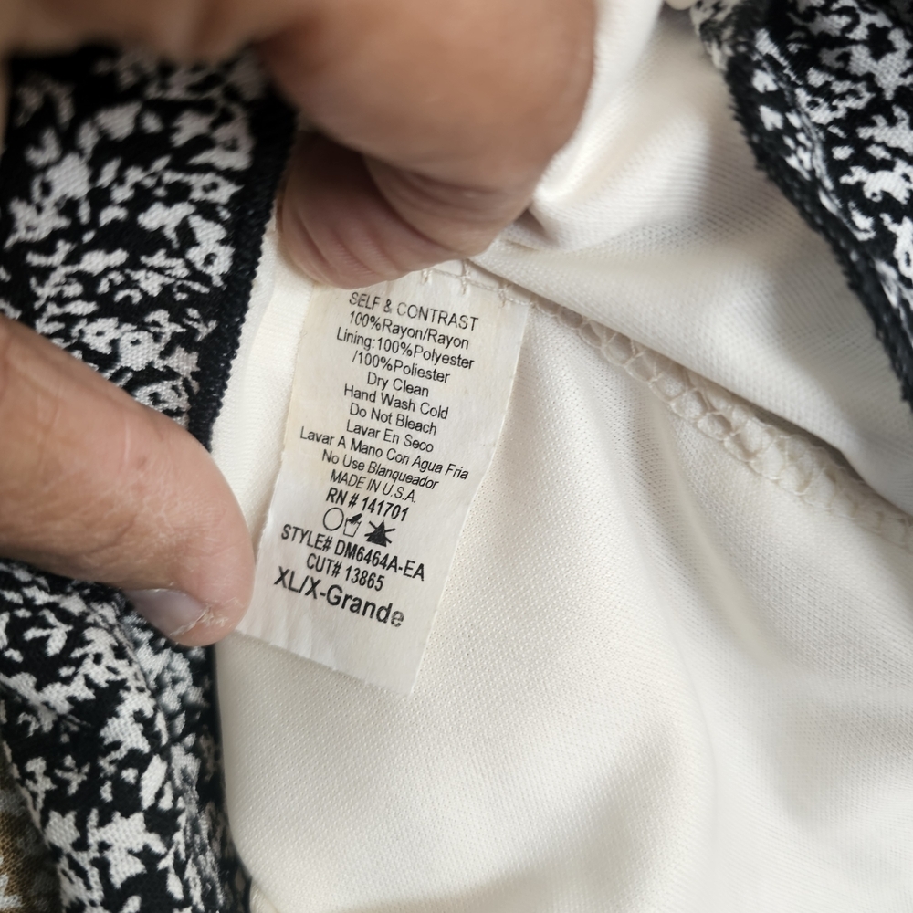 143 Story Dress By Line Up  Size XL Women's Multi-Color Patchwork  Boho  {BX3} - Picture 2 of 11